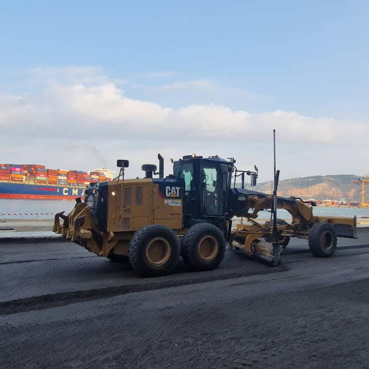 Vial de acceso a la nueva terminal de cruceros (Port de Barcelona)