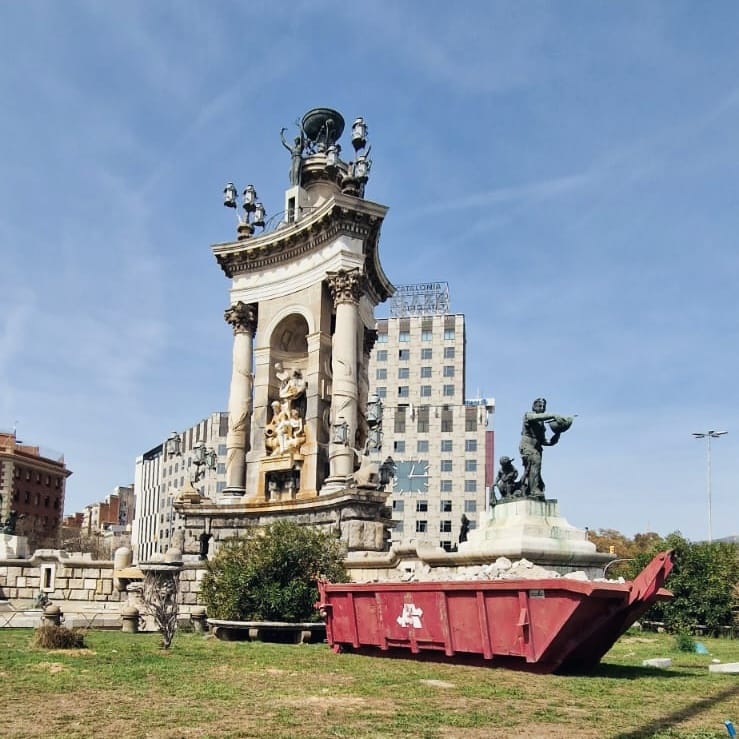 Servicio de recogida selectiva de residuos de la construcción en Barcelona
